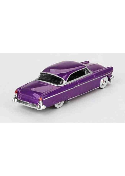 1:64 Lincoln Capri Hot Rod 1954 /pruble Metalic (7 cm Uzunluğunda Metal Araba modelleri