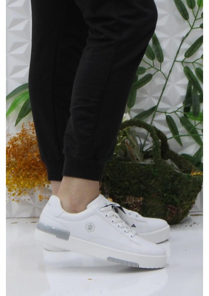 Esen Beyaz Rahat Sneaker Kadın Ayakkabı