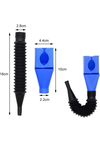 Pazar Durağı Plastik Araç Motosiklet Motor Yağ Hunisi Sıvı Aktarım Mazot Benzin Yağ Hunisi