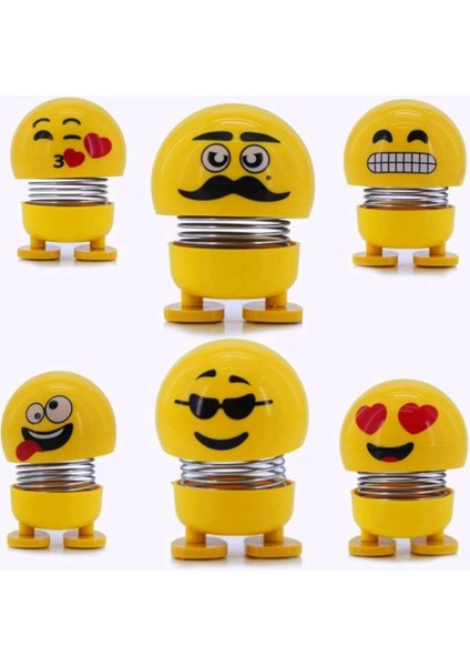 Pazar Durağı Zıp Zıp Kafalar Sevimli Kafa Sallayan Emojiler Çılgın Kafalar