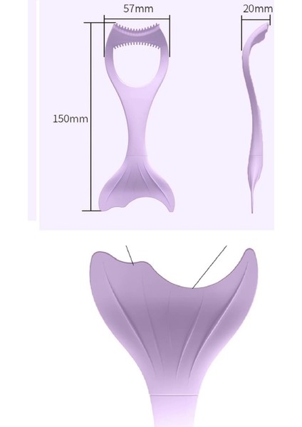 Pazar Durağı Deniz Kızı Kirpik Rimel Eyeliner Maskara Şablonu Silikon Makyaj Uygulama Aparatı
