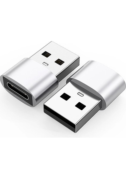 Pazar Durağı Type-C To USB Ye Dönüştürücü - Bilgisayar- Şarj Adaptörü - Telefon Uç Dönüştürücü