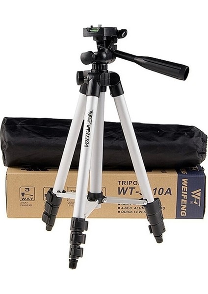 Pazar Durağı Tripod : Telefon ve Kamera Tutucu Ayak + Telefon Tutucu - 105CM