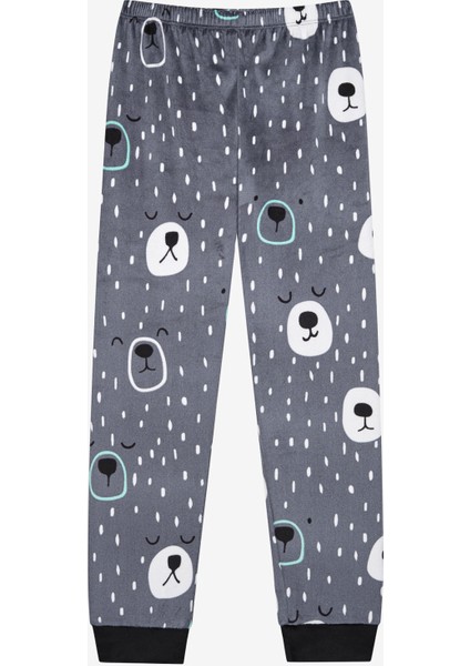Erkek Çocuk Shadow Bears Antrasit Pijama Takımı