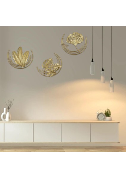 3 Modern Ginkgo Heykeli Monte Şekli Odası 1 (Yurt Dışından)