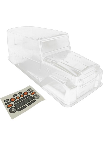 1/10 Rc Araba Gövdesi Etiketli 313MM Dingil Mesafesi 1:10 Ölçekli SCX10 Araba Için (Yurt Dışından)