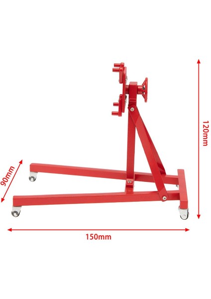 Bakım Onarımı Braketi Stand Hafif Aksesuar Araçları /10 Araba Kırmızısı (Yurt Dışından)