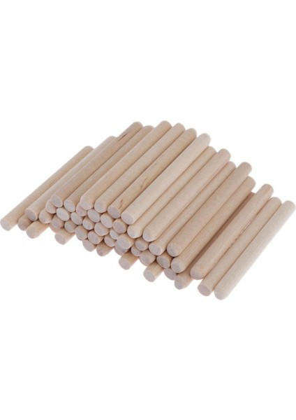 El Sanatları Için Ahşap Dübel Çubukları 5 cm - 50 Adet Sağlam Balsa Malzemeleri Orta Süsler Için Çubuklar - Model Oluşturma Düğün (Yurt Dışından) fırsatları