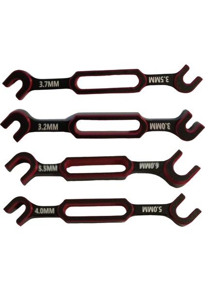 4x Top Rot Temizleme Aleti Araba Tamir Aracı Rot Sökme Aleti Kırmızı (Yurt Dışından)