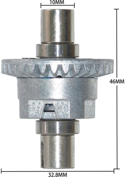 Xınlehong 9125 1:10 Rc Diferansiyel Için Diferansiyel Dişli Tahrik Mili (Yurt Dışından)