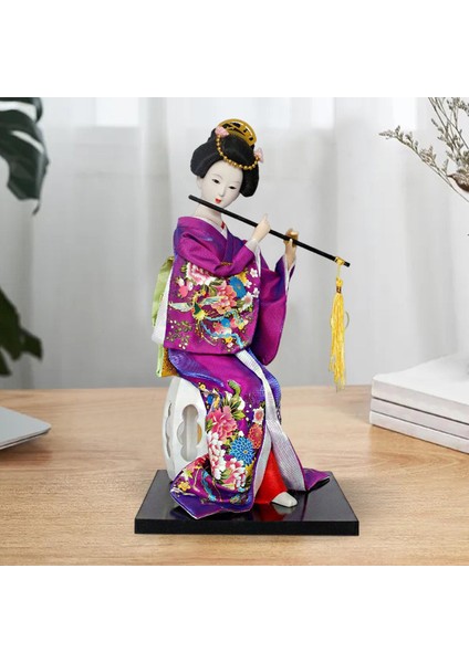 Ev Dekorasyonu Için 12 Inç Japon Geyşa Heykelcik (Yurt Dışından)