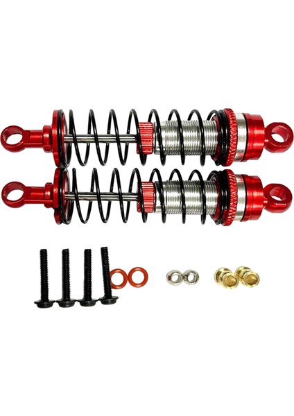 Mini-T2.0 1/18 1/16 Rc Dıy Kırmızı Için 2 Ön Amortis (Yurt Dışından)
