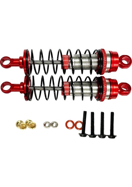 Mini-T2.0 1/18 1/16 Rc Dıy Kırmızı Için 2 Ön Amortis (Yurt Dışından)