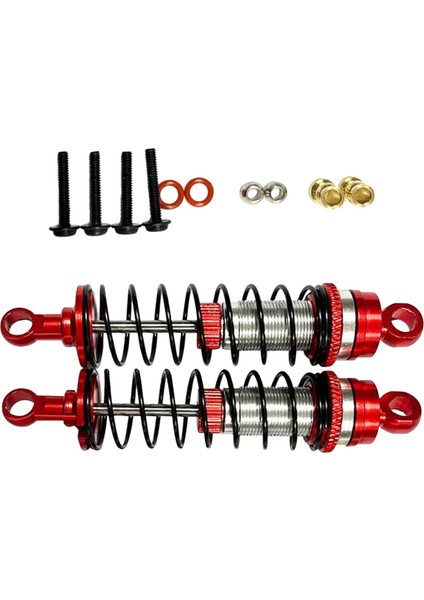 Mini-T2.0 1/18 1/16 Rc Dıy Kırmızı Için 2 Ön Amortis (Yurt Dışından)