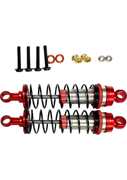 Mini-T2.0 1/18 1/16 Rc Dıy Kırmızı Için 2 Ön Amortis (Yurt Dışından)