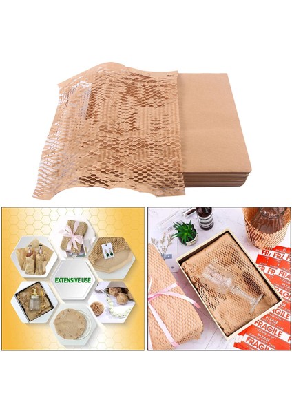 Hediye Paketleme Için 100X Kraft Kağıt Sarma Hareketli Nakliye 30X30CM (Yurt Dışından)