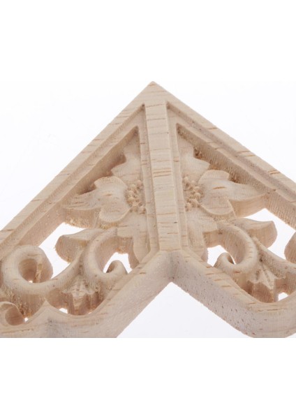 Iş Ahşap Öşe Onlay Çerçeve Dekorasyonu 8X8CM (Yurt Dışından) fiyatları
