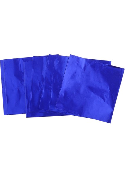 100 Lot Kare Alüminyum Şeker Çikolata Sarmalayıcılarılar Kağıt 8X8CM Mavi (Yurt Dışından) modelleri
