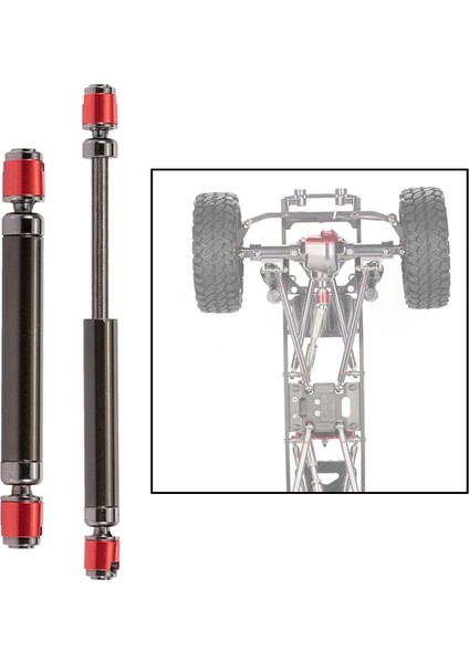 Eksenel SCX10 90046 Için 110-150MM Ayarlanabilir Tahrik Mili 1/10 Rc Paletli Araba (Yurt Dışından)