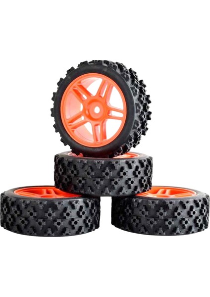 1:10 Tekerlekler Rc Wltoys 124019 Parçaları Aksesuarları Turuncu (Yurt Dışından)