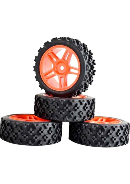 1:10 Tekerlekler Rc Wltoys 124019 Parçaları Aksesuarları Turuncu (Yurt Dışından)