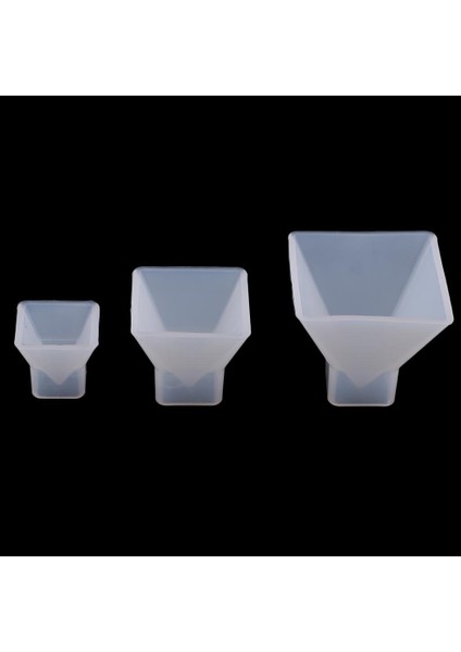 3pcs 2cm 3cm 4cm Piramit Silikon Kalıp Reçine Döküm Kristal Berraklığında (Yurt Dışından)