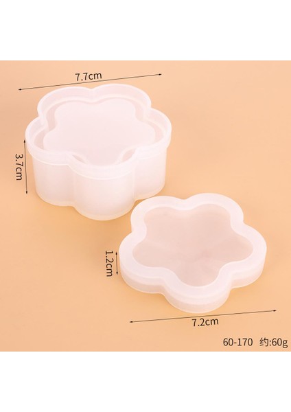 Silikon Takı Kutusu Reçine Yapım Kalıp Döküm Epoksi Craft Dıy Çiçeği Clear (Yurt Dışından) fiyatları