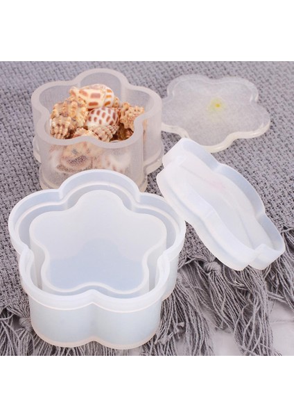 Silikon Takı Kutusu Reçine Yapım Kalıp Döküm Epoksi Craft Dıy Çiçeği Clear (Yurt Dışından) modelleri