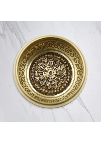 Tibet Meditasyon Ses Kasesi Basınçlı Pirinç Altı (Yurt Dışından)