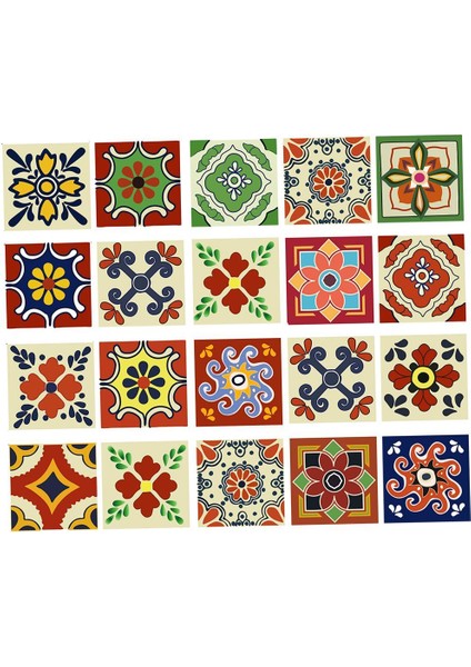Su Geçirmez Duvar Çıkartmaları C 15X15CM (Yurt Dışından)