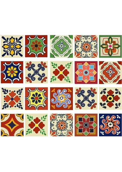 Su Geçirmez Duvar Çıkartmaları C 15X15CM (Yurt Dışından)