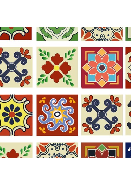 Su Geçirmez Duvar Çıkartmaları C 15X15CM (Yurt Dışından)