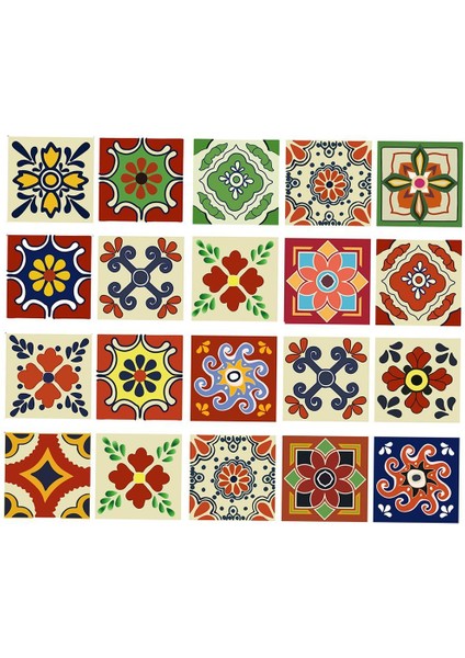Su Geçirmez Duvar Çıkartmaları C 15X15CM (Yurt Dışından)
