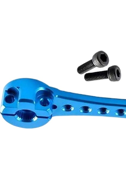 25T Servo Direksiyon Sıkma 1/10 Rc Paletli Motor Evrensel Mavi (Yurt Dışından)