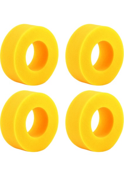 4 Parça Rc Lastik Sünger Köpük Yükseltme Parçaları SCX10 Hobi Araba Model Araba Sarı (Yurt Dışından)