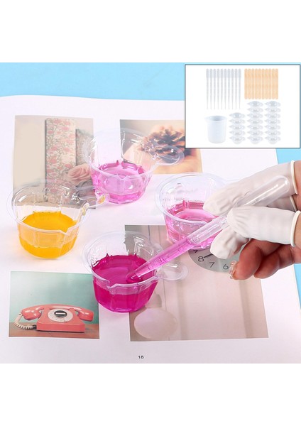 Epoksi Reçine Takı Yapımı Mum Yapımı Damlalık Dıy Ölçüm Kabı ile (Yurt Dışından) indirimleri