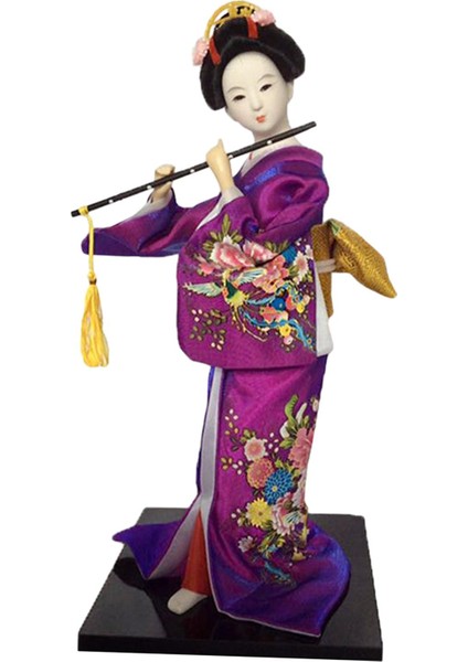 Japon Kimono Geyşa Heykeli Doğum Günü Koleksiyonluk Heykelcik H (Yurt Dışından)