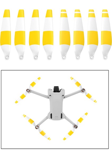 6030F Quadcopter Aksesuarları Için 8 Drone 6030 F Blade Sarı (Yurt Dışından)