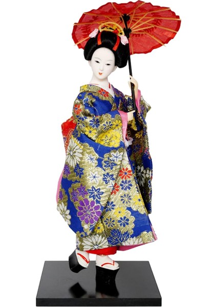 Japon Kimono Geyşa Heykeli Doğum Günü Koleksiyonluk Heykelcik G (Yurt Dışından)
