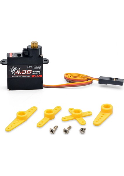Rc 1:24 Helikopteri Accs 4.3g Için Servo ile Çekirdeksiz Servo (Yurt Dışından)