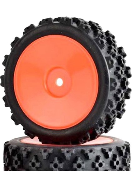 4 Kauçuk Rc Yarışı Tekerlek Jantları 12MM Hsp Için Turuncu (Yurt Dışından)