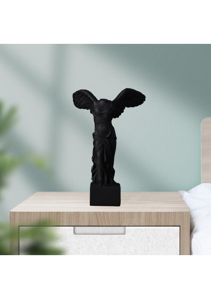 Semadirek Kanatlı Içası Heykeli Masaüstü Heykelcik Mevcut 10X15 cm (Yurt Dışından)