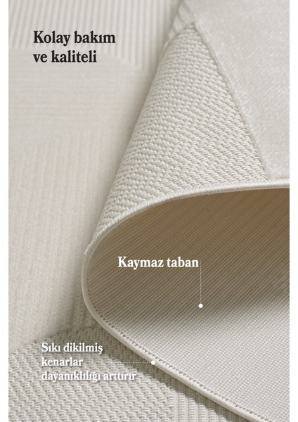 Özel Tasarım Krem Renk Sisal Halı Oturma Odası Salon Halısı Kolay Temizlenebilir Kaymaz Taban Halı fırsatları