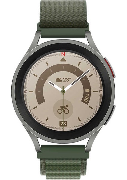 Samsung Galaxy Watch Active 2 40 ve 44MM Rd-74 Örgü Işlemeli 20MM Hasır Kordon