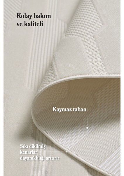 Modern Tasarım Toz Vermez Kaymaz Tabanlı Kolay Temizlen Yumuşak Dokulu Krem Renk Sisal Halı fırsatları