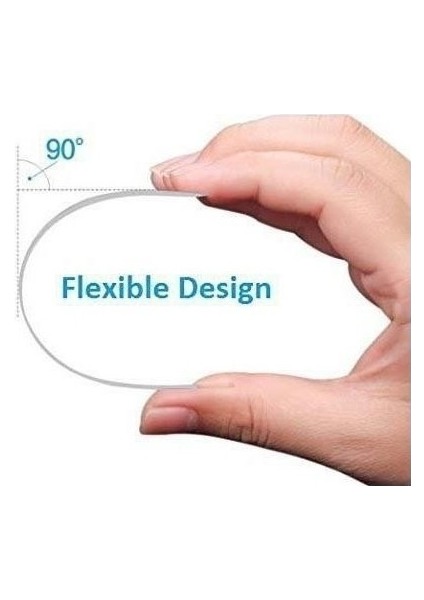 Apple iPhone 14 Pro Max Uyumlu Esnek Özel Nano Yapı 4K Kalite Şeffaf Flexible Nano Cam