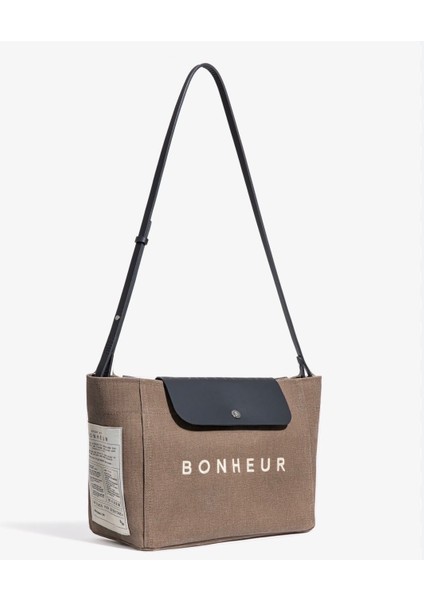 The B Bag Kanvas Çanta Uzun Askılı Bonheurr Çanta