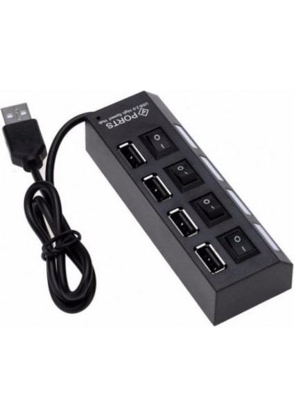 4 Lu USB Hub 20 Anahtarlı