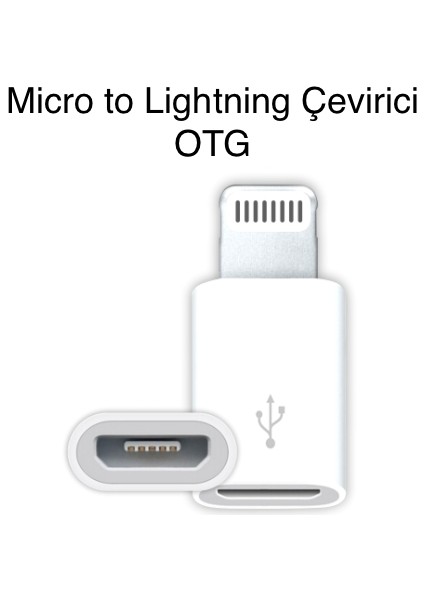 Micro To iphone Çevirici Otg