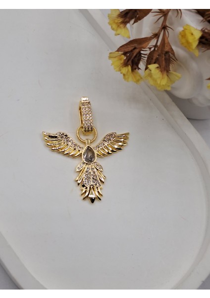 İlvesa Shop 316L Paslanmaz 3lü Ajda Bilezik Anka Kuşu Charm Set